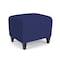 Lesro Siena Lounge Reception 1 Seat Bench, Black, OH Cobalt Upholstery SN1001 - alternate 3